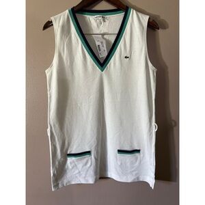 Lacoste White Top with Green Accents nwt
